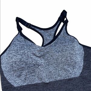 Layer 8 athletic padded sports bra grey size 1X